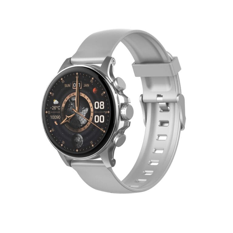 LDNIO SW01 Smart Watch | 1.58" Round Touch Screen | 1GB Memory | Bluetooth Calling | 24H Sleep Monitoring | 100+ Sports Modes | 14 Day Battery | For Android & iOS